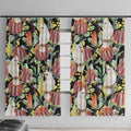 Little Corella Australia Cockatoo Window Curtain Cacatua Sanguinea Banksia Seamless Black - Aussie Hoodie