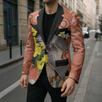 Australia Tawny Frogmouth Blazer Golden Wattle Banksia Aboriginal Art - Aussie Hoodie