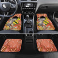Australia Tawny Frogmouth Car Mats Golden Wattle Banksia Aboriginal Art - Aussie Hoodie