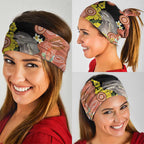 Australia Tawny Frogmouth Neck Gaiter Golden Wattle Banksia Aboriginal Art - Aussie Hoodie
