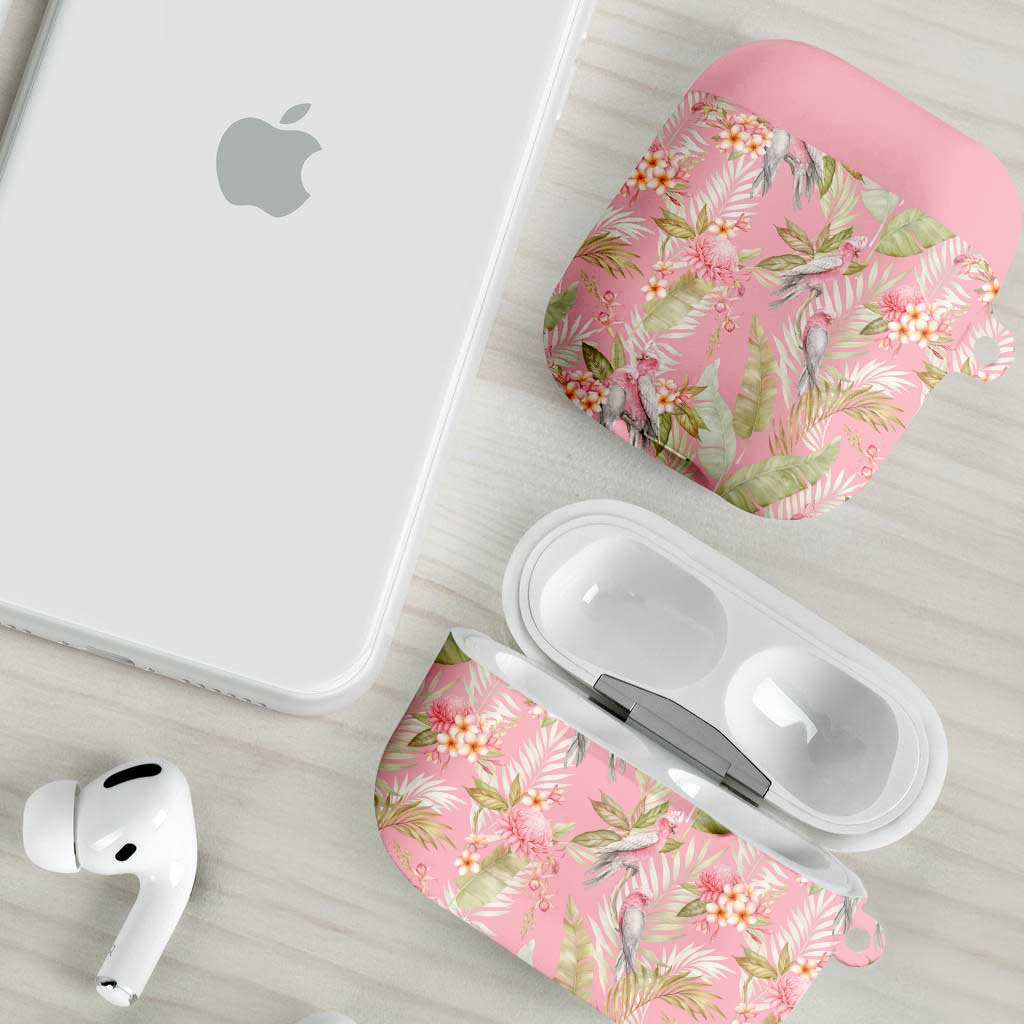 Australia Galah Cockatoo AirPods Case Eolophus Soseicapilla Couple Seamless Style - Aussie Hoodie