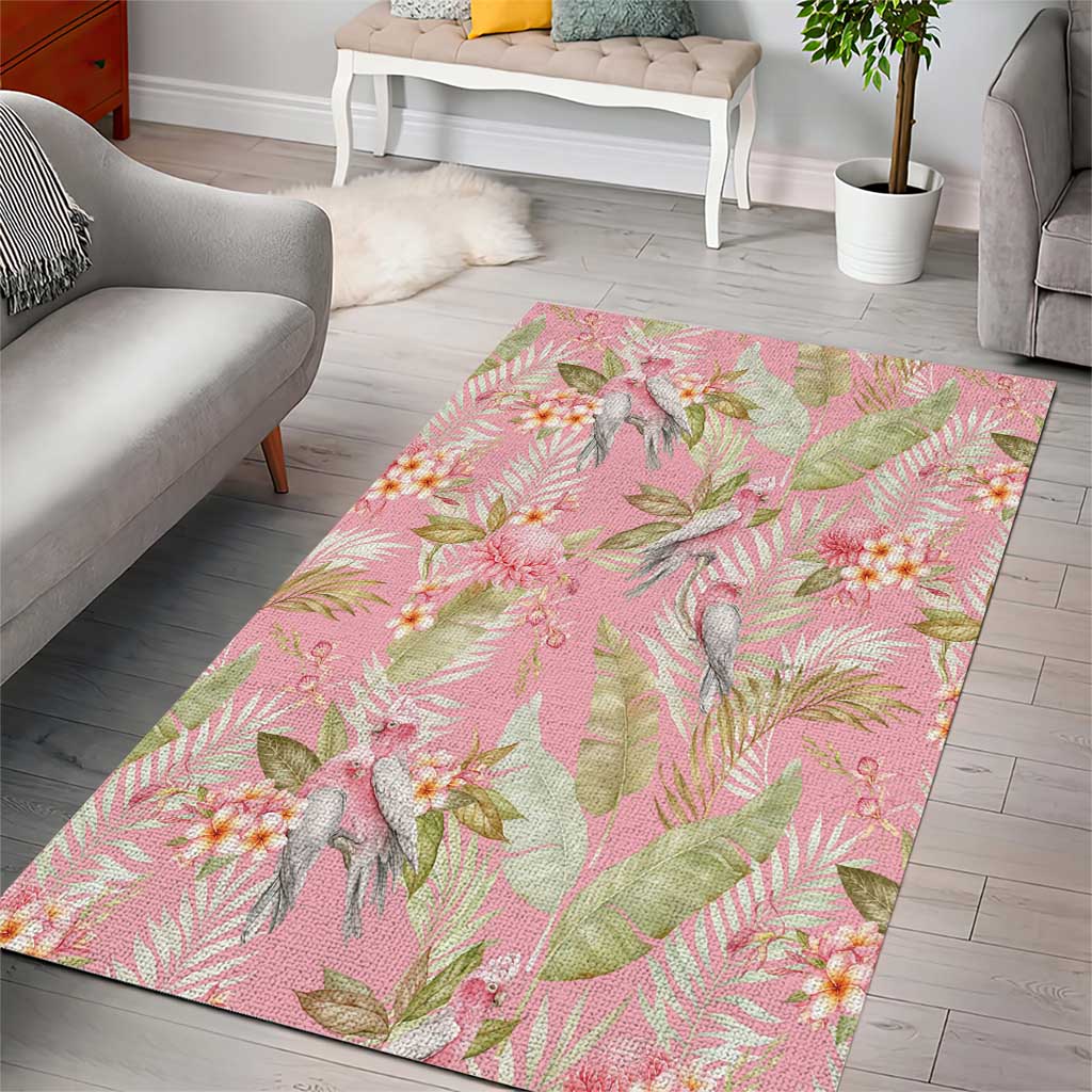 Australia Galah Cockatoo Area Rug Eolophus Soseicapilla Couple Seamless Style - Aussie Hoodie