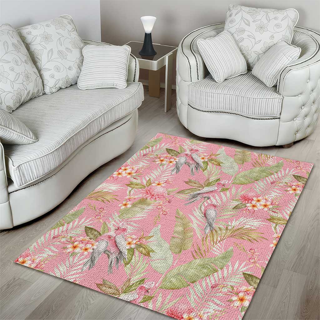 Australia Galah Cockatoo Area Rug Eolophus Soseicapilla Couple Seamless Style - Aussie Hoodie