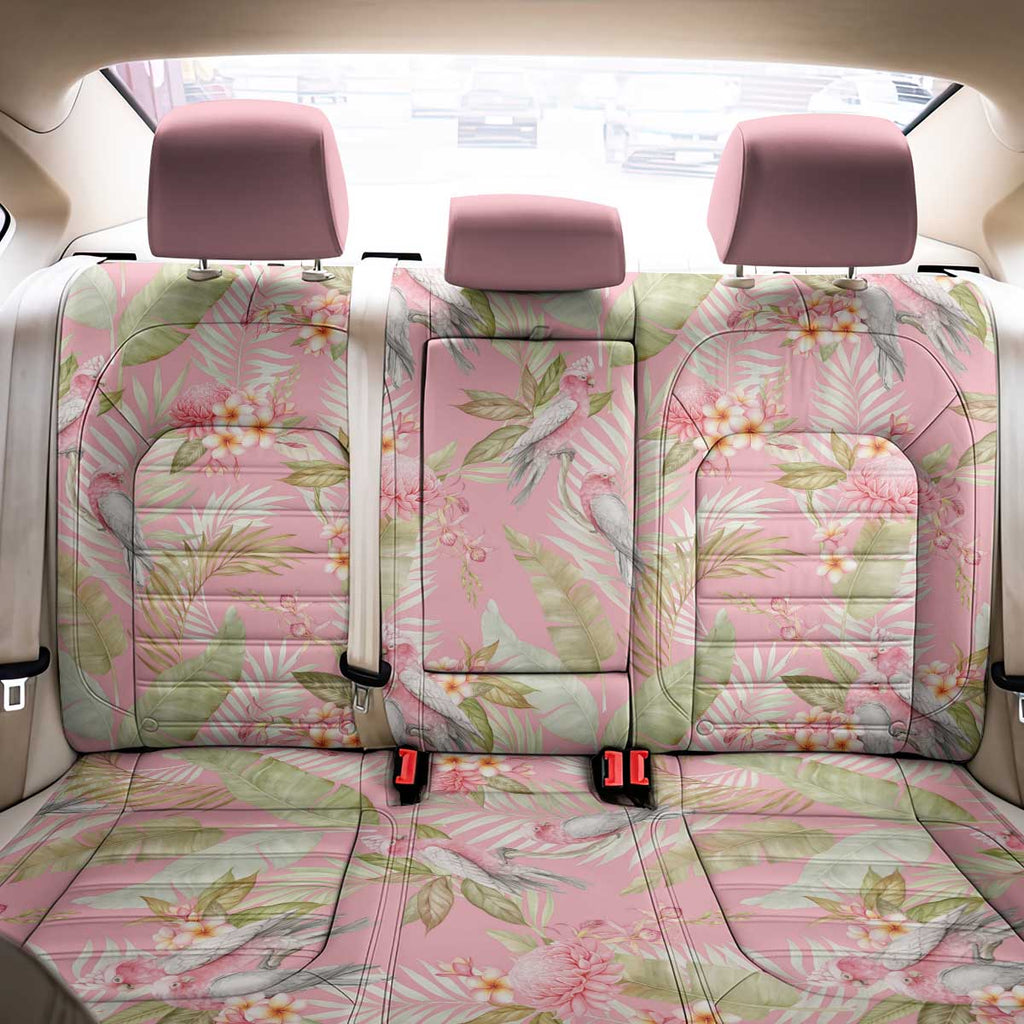Australia Galah Cockatoo Back Car Seat Cover Eolophus Soseicapilla Couple Seamless Style - Aussie Hoodie
