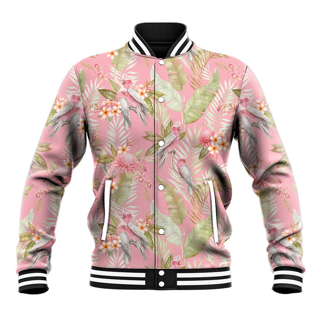 Australia Galah Cockatoo Baseball Jacket Eolophus Soseicapilla Couple Seamless Style - Aussie Hoodie