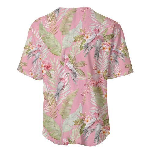 Australia Galah Cockatoo Baseball Jersey Eolophus Soseicapilla Couple Seamless Style - Aussie Hoodie