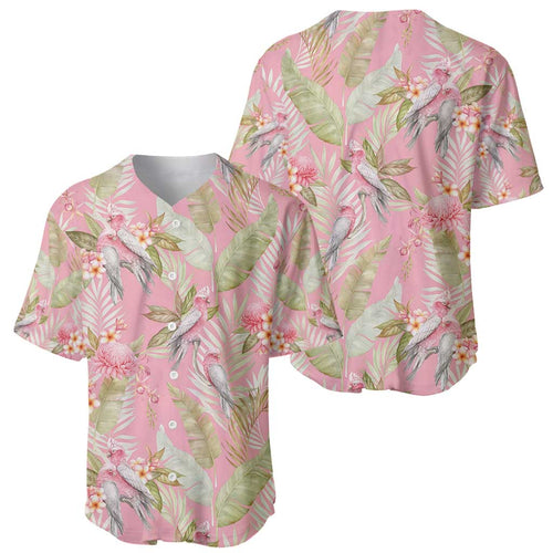 Australia Galah Cockatoo Baseball Jersey Eolophus Soseicapilla Couple Seamless Style - Aussie Hoodie