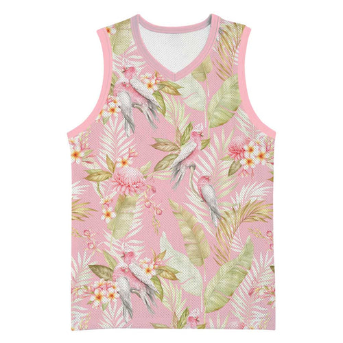 Australia Galah Cockatoo Basketball Jersey Eolophus Soseicapilla Couple Seamless Style - Aussie Hoodie