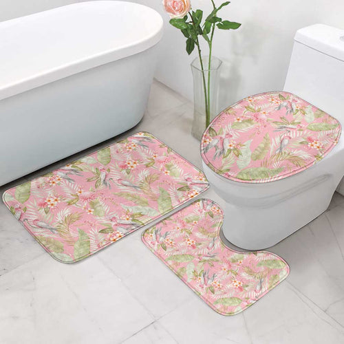Australia Galah Cockatoo Bathroom Set Eolophus Soseicapilla Couple Seamless Style - Aussie Hoodie