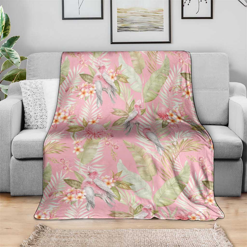 Australia Galah Cockatoo Blanket Eolophus Soseicapilla Couple Seamless Style - Aussie Hoodie