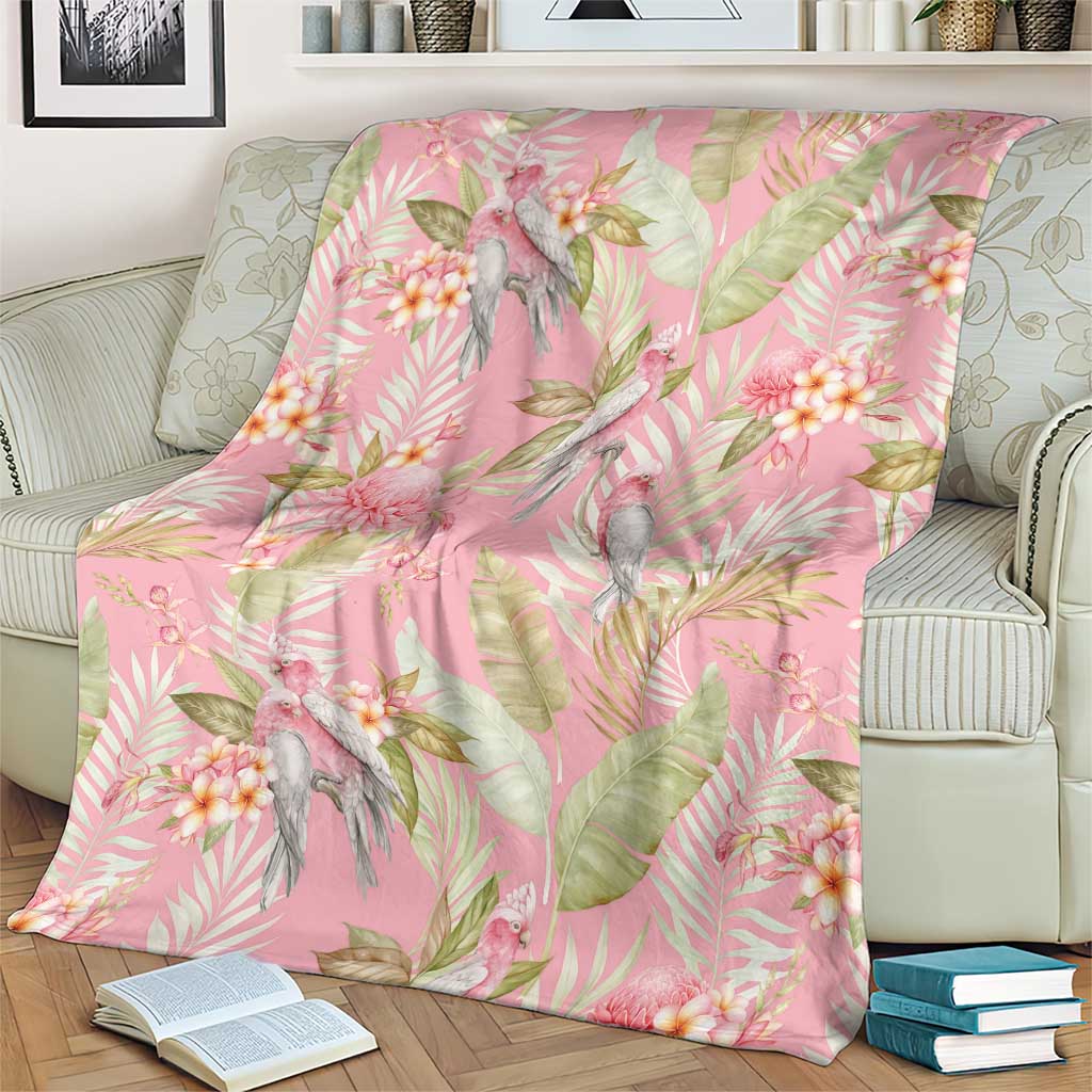 Australia Galah Cockatoo Blanket Eolophus Soseicapilla Couple Seamless Style - Aussie Hoodie