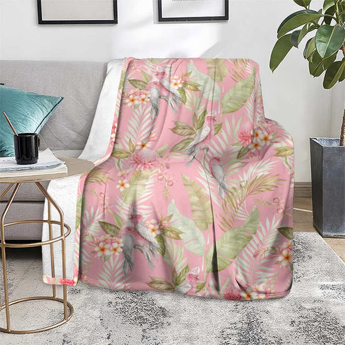 Australia Galah Cockatoo Blanket Eolophus Soseicapilla Couple Seamless Style - Aussie Hoodie