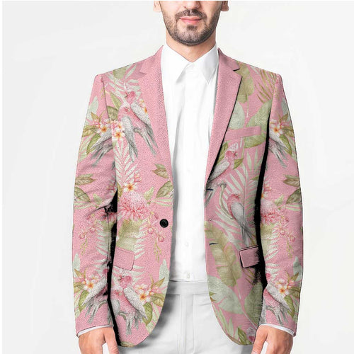 Australia Galah Cockatoo Blazer Eolophus Soseicapilla Couple Seamless Style - Aussie Hoodie