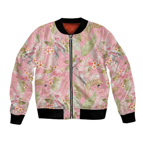 Australia Galah Cockatoo Bomber Jacket Eolophus Soseicapilla Couple Seamless Style - Aussie Hoodie