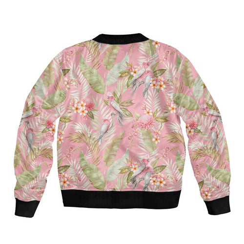 Australia Galah Cockatoo Bomber Jacket Eolophus Soseicapilla Couple Seamless Style - Aussie Hoodie