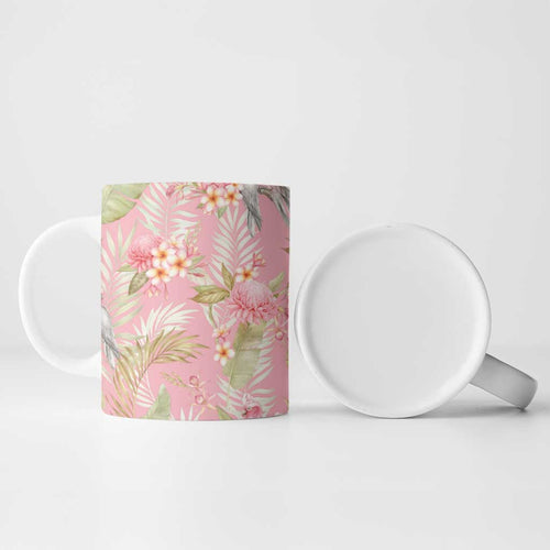Australia Galah Cockatoo Ceramic Mug Eolophus Soseicapilla Couple Seamless Style - Aussie Hoodie