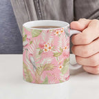 Australia Galah Cockatoo Ceramic Mug Eolophus Soseicapilla Couple Seamless Style - Aussie Hoodie