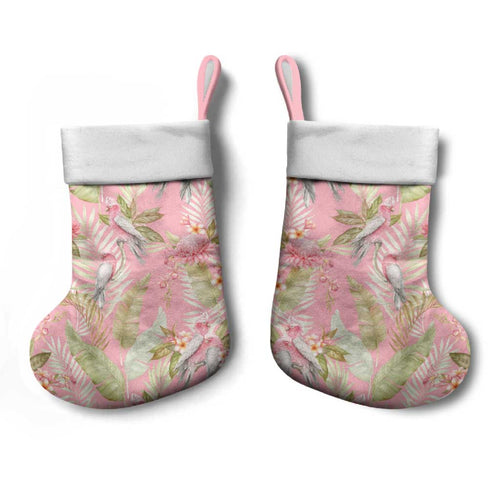 Australia Galah Cockatoo Christmas Stocking Eolophus Soseicapilla Couple Seamless Style - Aussie Hoodie