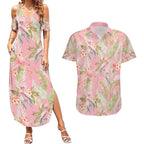 Australia Galah Cockatoo Couples Matching Summer Maxi Dress and Hawaiian Shirt Eolophus Soseicapilla Couple Seamless Style - Aussie Hoodie