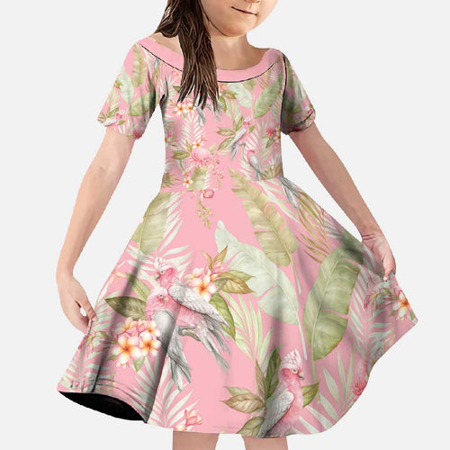 Australia Galah Cockatoo Family Matching Mermaid Dress and Hawaiian Shirt Eolophus Soseicapilla Couple Seamless Style - Aussie Hoodie