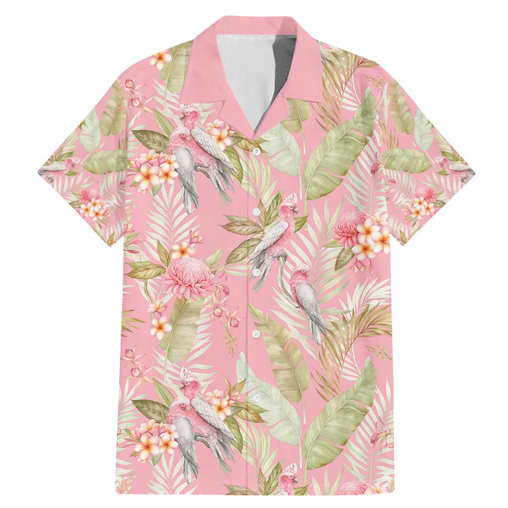 Australia Galah Cockatoo Family Matching Mermaid Dress and Hawaiian Shirt Eolophus Soseicapilla Couple Seamless Style - Aussie Hoodie