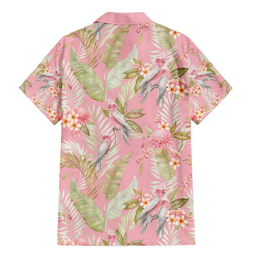 Australia Galah Cockatoo Family Matching Mermaid Dress and Hawaiian Shirt Eolophus Soseicapilla Couple Seamless Style - Aussie Hoodie