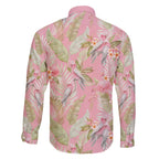 Australia Galah Cockatoo Family Matching Off The Shoulder Long Sleeve Dress and Hawaiian Shirt Eolophus Soseicapilla Couple Seamless Style - Aussie Hoodie