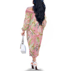 Australia Galah Cockatoo Family Matching Off The Shoulder Long Sleeve Dress and Hawaiian Shirt Eolophus Soseicapilla Couple Seamless Style - Aussie Hoodie