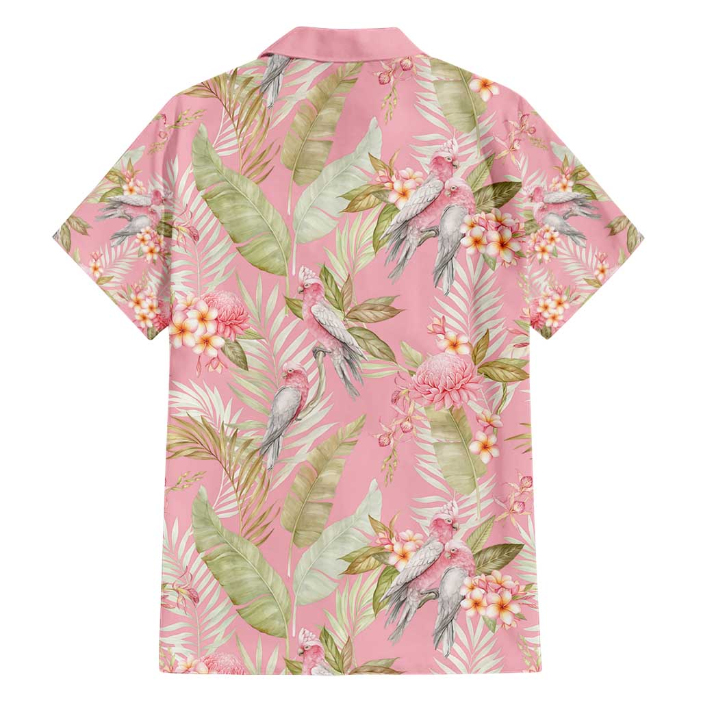 Australia Galah Cockatoo Family Matching Short Sleeve Bodycon Dress and Hawaiian Shirt Eolophus Soseicapilla Couple Seamless Style - Aussie Hoodie