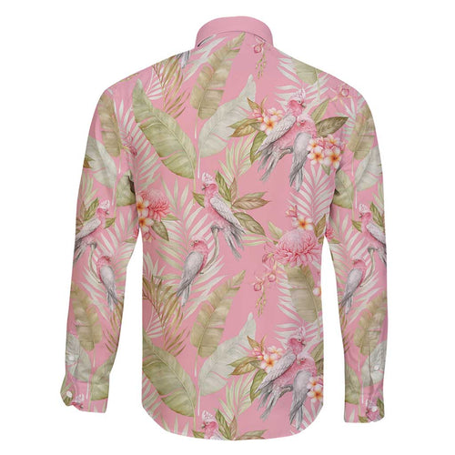 Australia Galah Cockatoo Family Matching Summer Maxi Dress and Hawaiian Shirt Eolophus Soseicapilla Couple Seamless Style - Aussie Hoodie