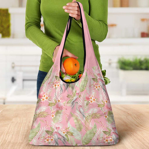 Australia Galah Cockatoo Grocery Bag Eolophus Soseicapilla Couple Seamless Style - Aussie Hoodie