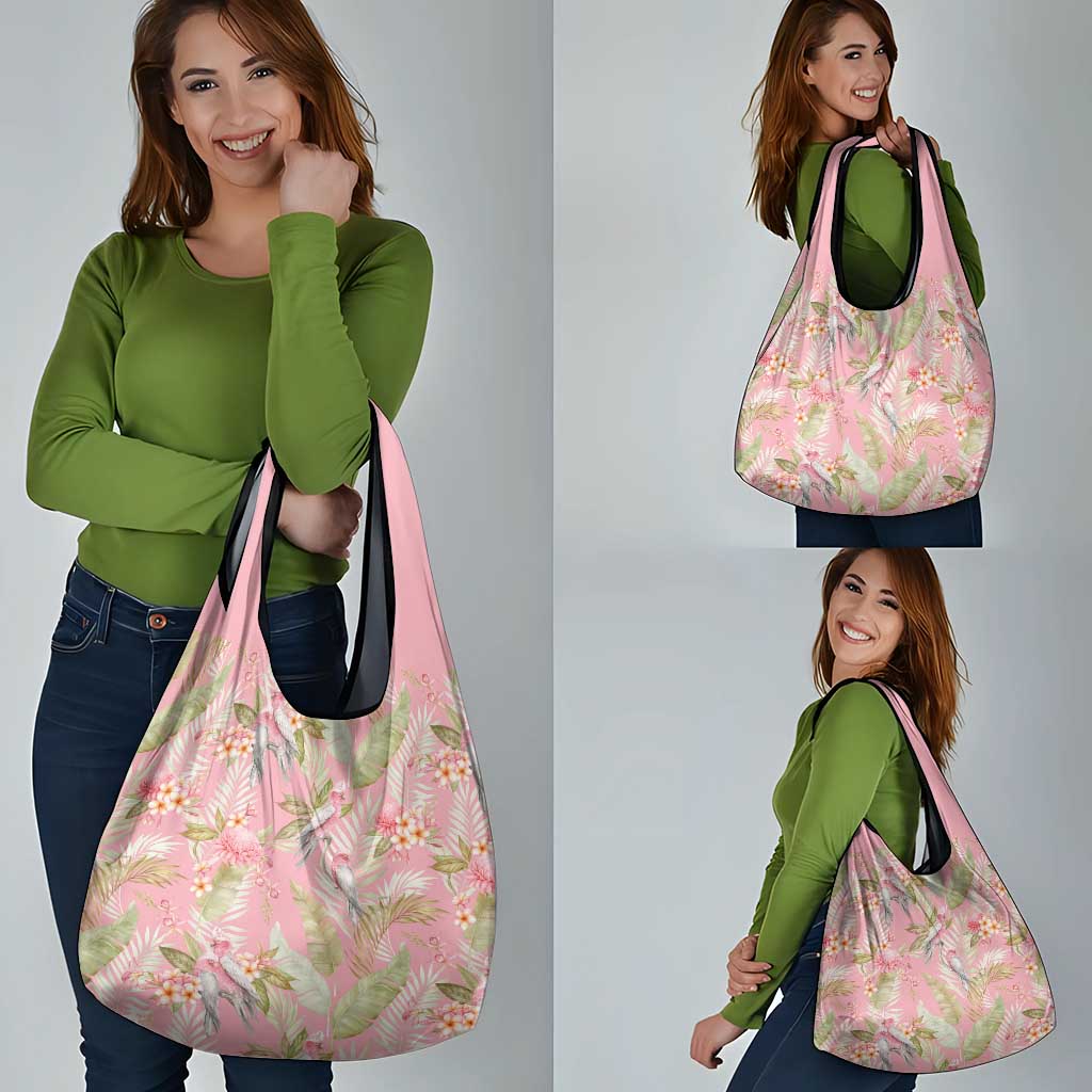 Australia Galah Cockatoo Grocery Bag Eolophus Soseicapilla Couple Seamless Style - Aussie Hoodie