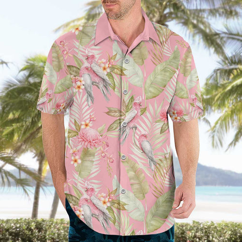 Australia Galah Cockatoo Hawaiian Shirt Eolophus Soseicapilla Couple Seamless Style - Aussie Hoodie