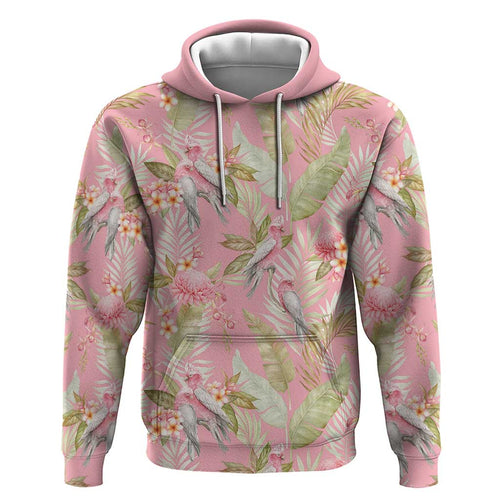 Australia Galah Cockatoo Hoodie Eolophus Soseicapilla Couple Seamless Style - Aussie Hoodie