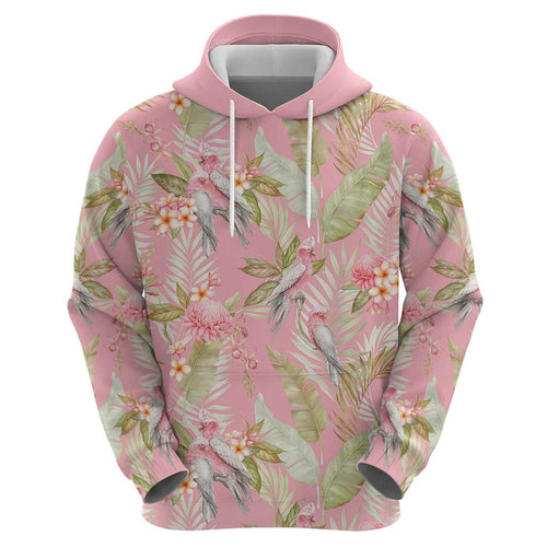 Australia Galah Cockatoo Hoodie Eolophus Soseicapilla Couple Seamless Style - Aussie Hoodie