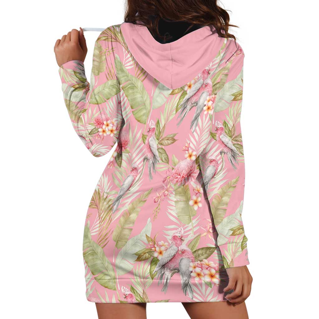 Australia Galah Cockatoo Hoodie Dress Eolophus Soseicapilla Couple Seamless Style - Aussie Hoodie