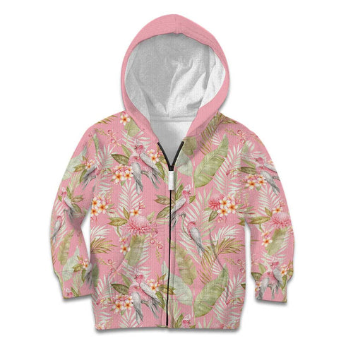 Australia Galah Cockatoo Kid Hoodie Eolophus Soseicapilla Couple Seamless Style - Aussie Hoodie