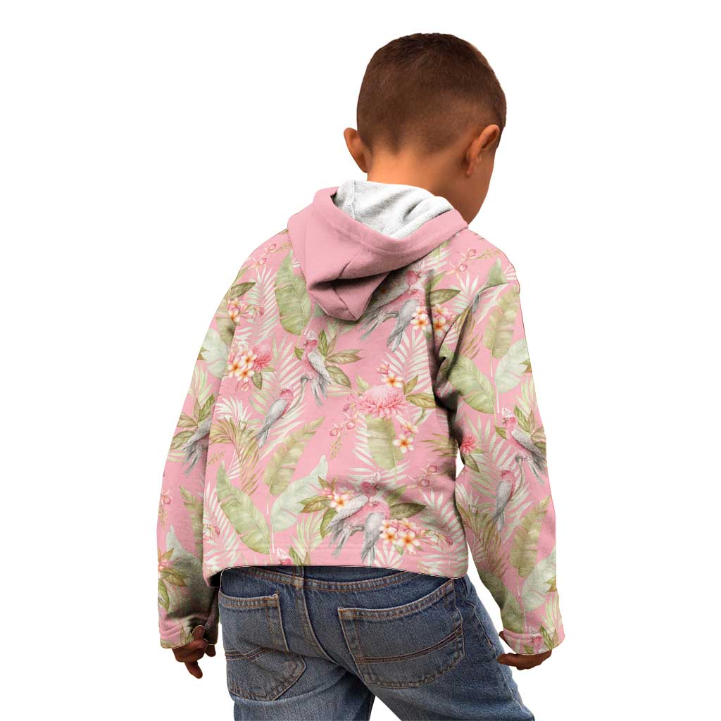 Australia Galah Cockatoo Kid Hoodie Eolophus Soseicapilla Couple Seamless Style - Aussie Hoodie