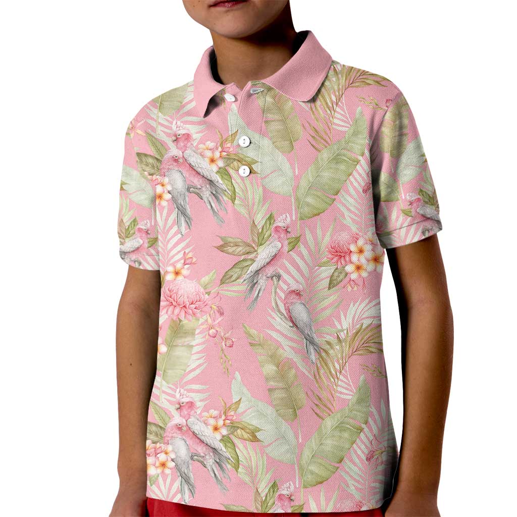 Australia Galah Cockatoo Kid Polo Shirt Eolophus Soseicapilla Couple Seamless Style - Aussie Hoodie