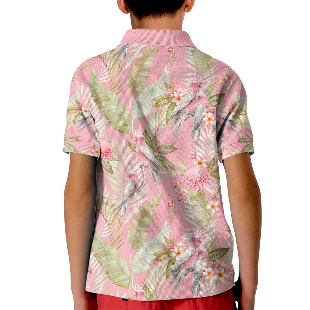 Australia Galah Cockatoo Kid Polo Shirt Eolophus Soseicapilla Couple Seamless Style - Aussie Hoodie