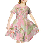 Australia Galah Cockatoo Kid Short Sleeve Dress Eolophus Soseicapilla Couple Seamless Style - Aussie Hoodie