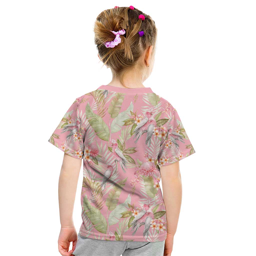Australia Galah Cockatoo Kid T Shirt Eolophus Soseicapilla Couple Seamless Style - Aussie Hoodie