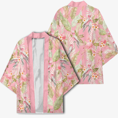 Australia Galah Cockatoo Kimono Eolophus Soseicapilla Couple Seamless Style - Aussie Hoodie
