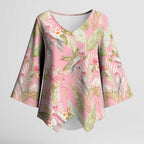 Australia Galah Cockatoo Kimono Sleeve Blouse Eolophus Soseicapilla Couple Seamless Style - Aussie Hoodie