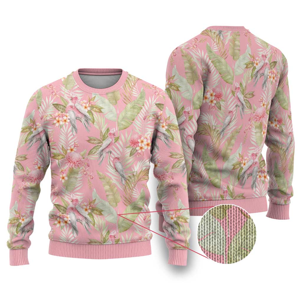 Australia Galah Cockatoo Ugly Christmas Sweater Eolophus Soseicapilla Couple Seamless Style - Aussie Hoodie