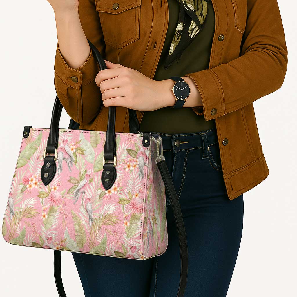 Australia Galah Cockatoo Leather Bag Eolophus Soseicapilla Couple Seamless Style - Aussie Hoodie