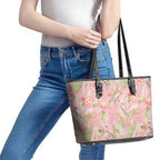 Australia Galah Cockatoo Leather Tote Bag Eolophus Soseicapilla Couple Seamless Style - Aussie Hoodie