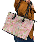 Australia Galah Cockatoo Leather Tote Bag Eolophus Soseicapilla Couple Seamless Style - Aussie Hoodie