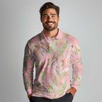 Australia Galah Cockatoo Long Sleeve Polo Shirt Eolophus Soseicapilla Couple Seamless Style - Aussie Hoodie