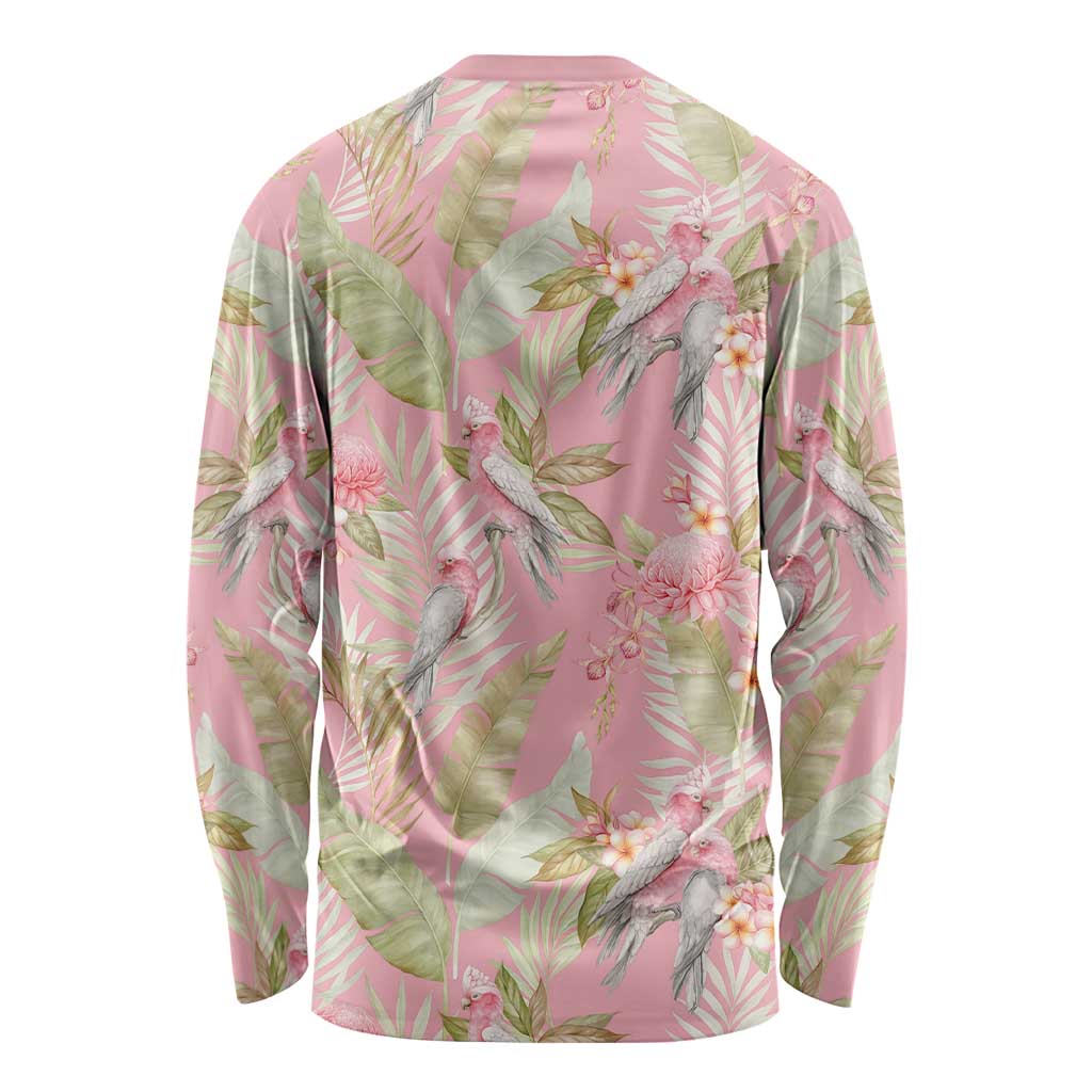 Australia Galah Cockatoo Long Sleeve Shirt Eolophus Soseicapilla Couple Seamless Style - Aussie Hoodie
